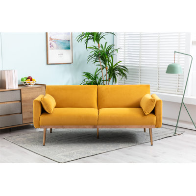 Fabric 68.51'' Reception Loveseat