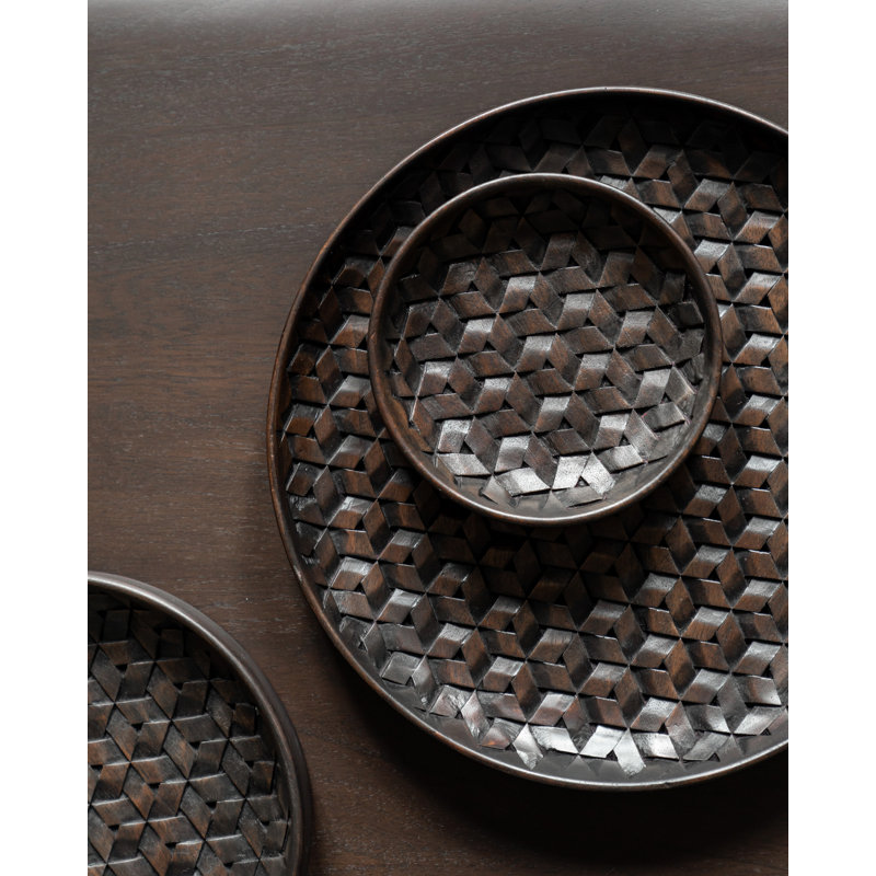 Objects Solid Wood Decorative Tray