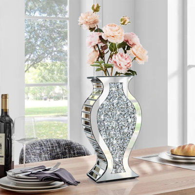 Shattered Diamond Mirror Vase