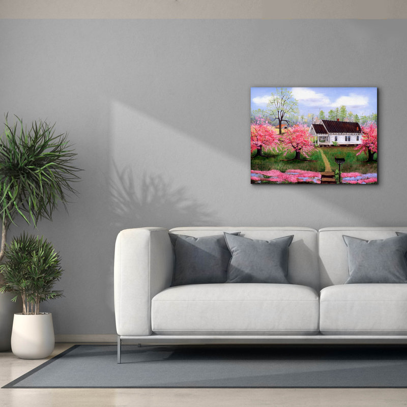 «« Mom and Dad's In Spring »par Arie Reinhardt Taylor, art mural sur toile» par Arie Reinhardt Taylor