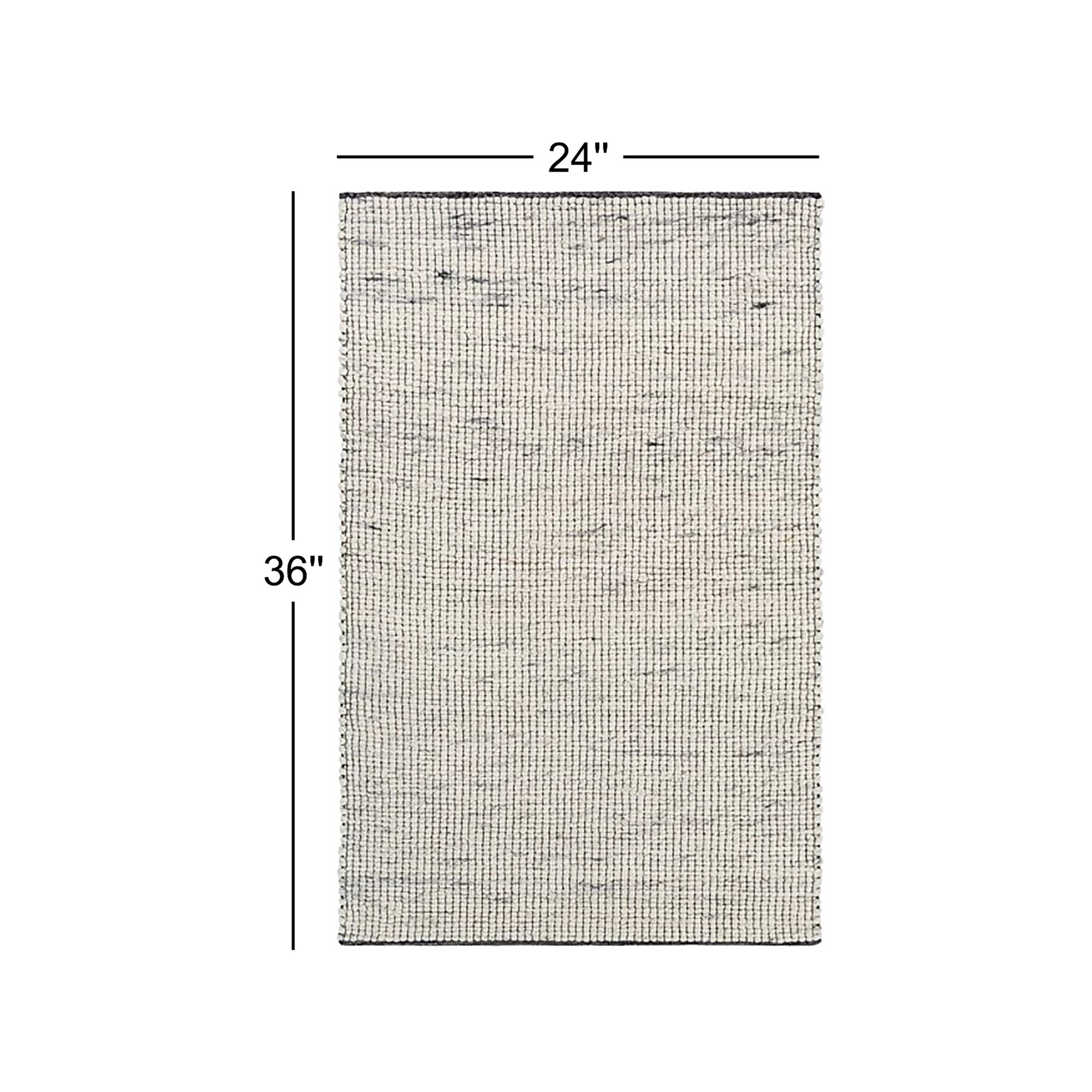 Handmade Rug, Rectangle 2' x 3'