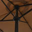 Brentley 270 cm W X 460 cm D Market Parasol with Crank Lift-529611467-529611470