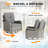 8 - Person Outdoor Rattan Furniture Patio Set with Fire Pit Table-1816936450