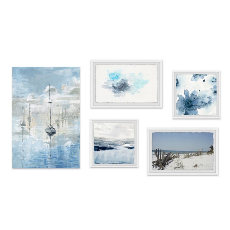 «Blue Casts Pentaptych»