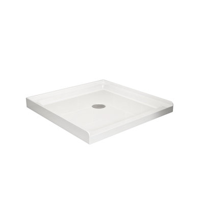 Base de douche à drain simple 36 po x 36 po Goodyo