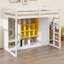 Lit mezzanine en bois avec garde-robe, tablettes et armoire-1731870275-1731870273