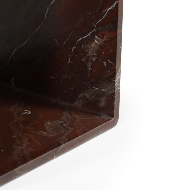 Lovoto Marble Two-Shelf Accent Table