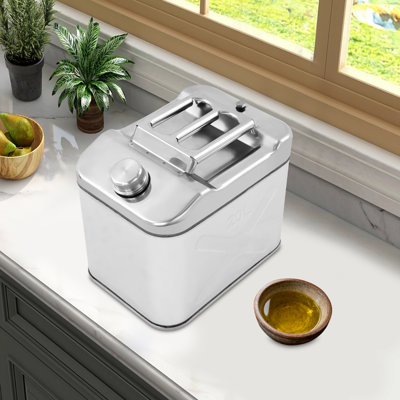 20L Oil Water Storage Can Stainless Steel
