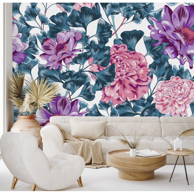 Peel & Stick Wall Mural, 10.42' W x 10.42' L