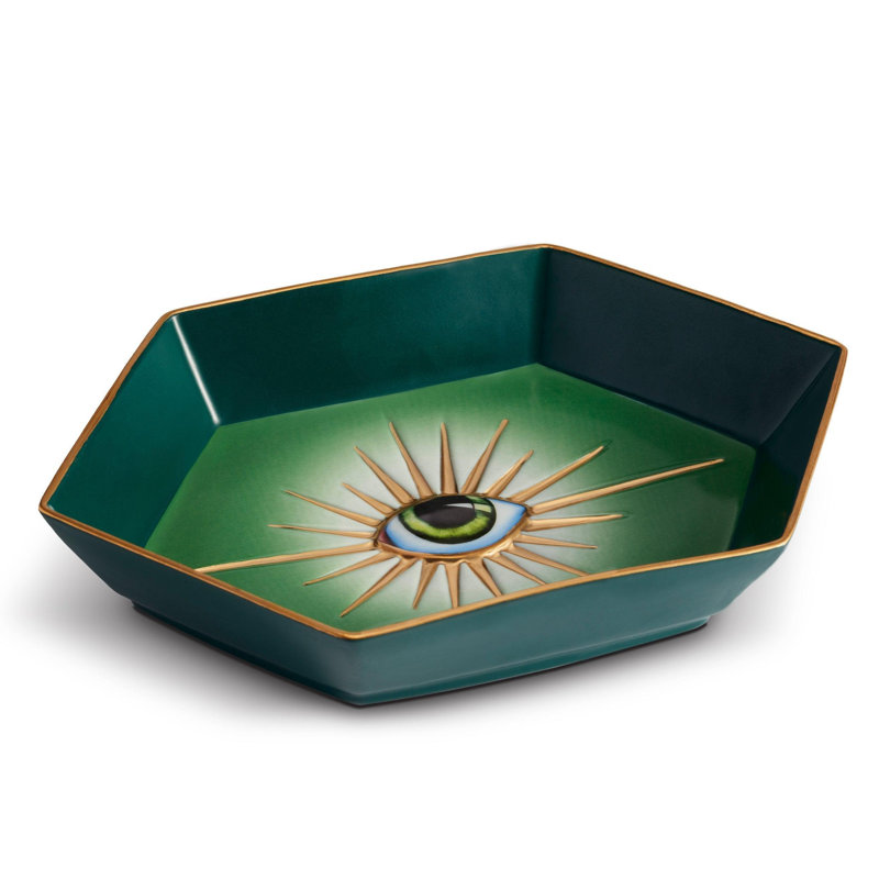 Lito Hexagon Catchall - Emerald