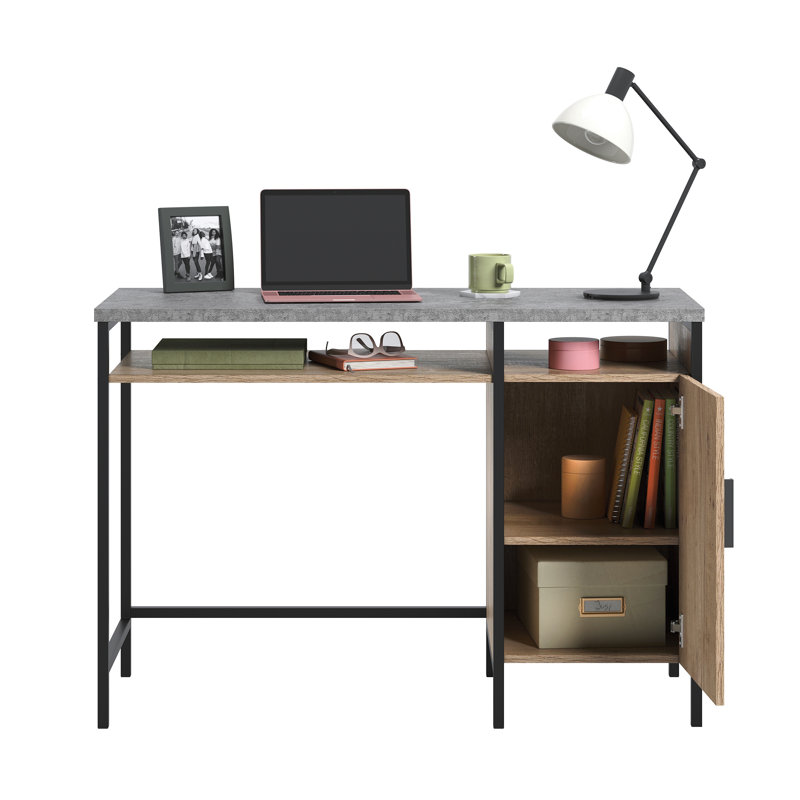 Desk, Brown finish