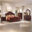 Ensemble de 2 tables de chevet en bois d'ingénierie traditionnel Nightstands