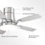 Ventilateur de plafond standard 42 po Smart Chrome