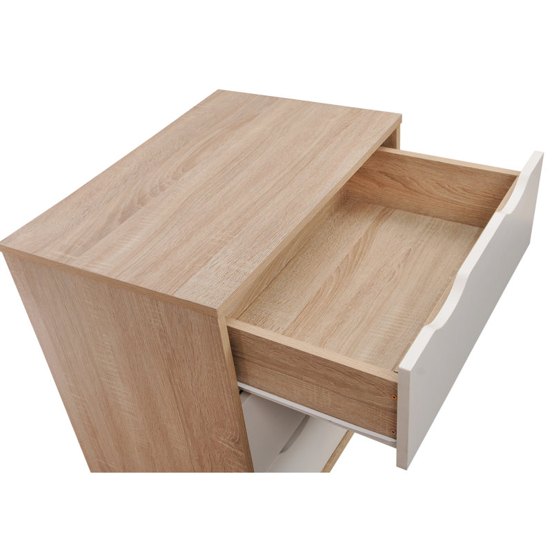 Saguaro Piece Bedroom Set, Oak/White