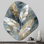 Impressions dorées et grises de l'énergie bohémienne II - art mural asymétrique en forme de nébuleuse