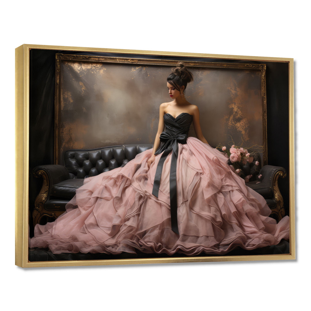 Fashion Pink Dress Elegance Unveiled II - Fashion Framed Prints Rosdorf Park 