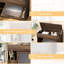 Walnut Cat Litter Box Container - Practical & User- For Cats With Convenient Storage Design
