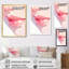 «Pink Pastel Pout Lips» sur toile-1518310588-1518310528