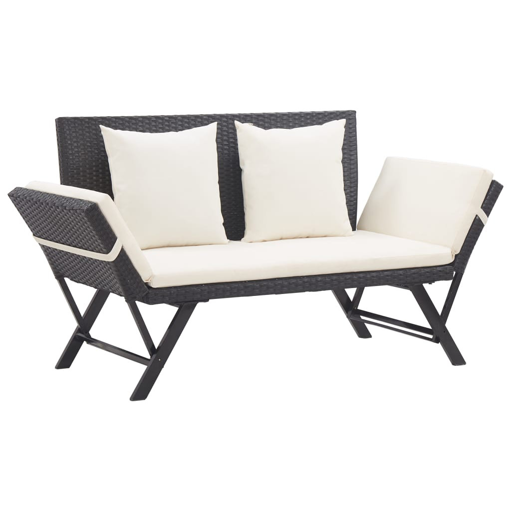 Parkbank Kingsbridge aus Polyrattan