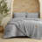 Bedsure Twin/Twin-XL 2-in-1 Comforter Set with Detachable Fluffy Blanket – Gray SnapTech Design Bed-in-a-bag, All-Season Bedding Set(Set of 4) for Dorm Room-126226170-126016533