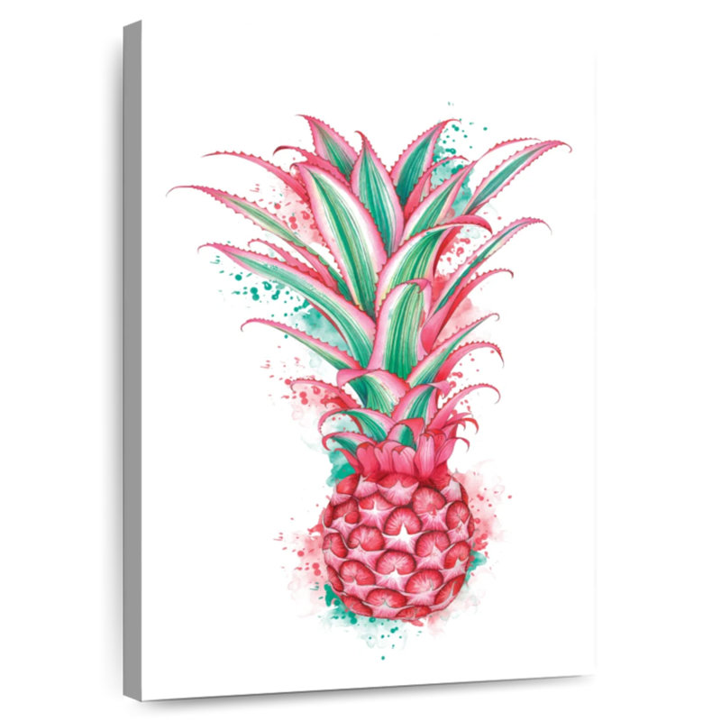 Ananas rose, H 30 po x l 20 po