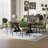 Upholstered Dining Chair with Thick Cushioned Seat-331487315