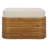 Flanders Rattan Pole Ottoman