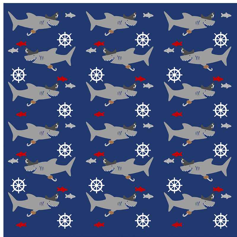 Shiver Me Timbers 1, impression sur papier, H 22,5 po x l 22,5 po x P 0,6 po, Encadré plat argent
