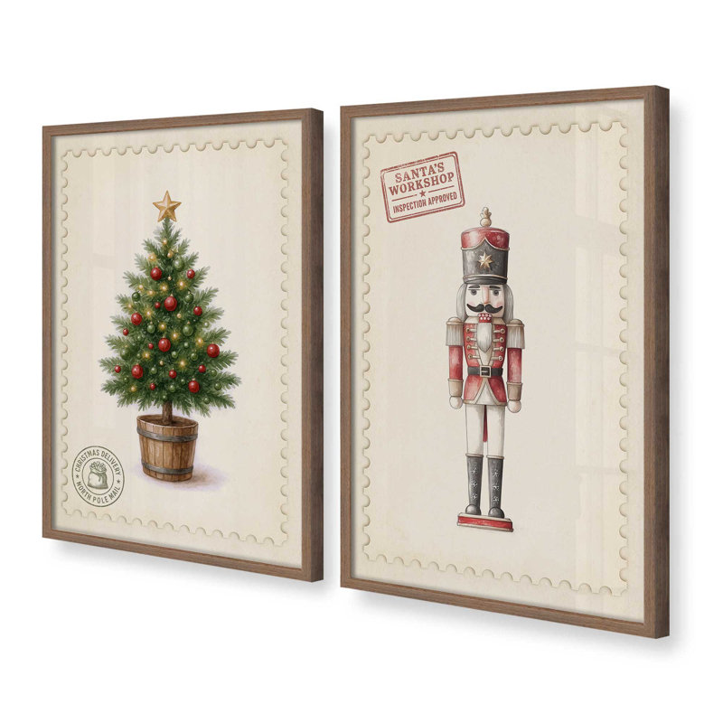 Posters de Noël, impressions d'art, Walnut, H 11,5 po x l 19 po