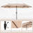 Taralyn 155 " W Rectangular Market Umbrella with Crank Lift-93545954