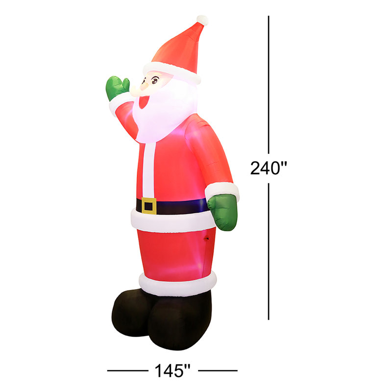 Père Noël gonflable