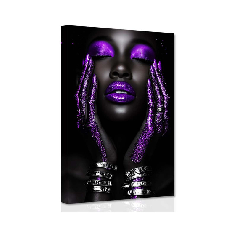 Wrapped Canvas Print, Purple