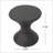 Outdoor 16-Inch Multi-Brown Wicker Hourgla Side Table