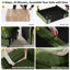 Canapé modulaire en forme de L 138 po en forme de L avec repose-pieds, canapé en chenille et coussins décoratifs en treillis-1203787594