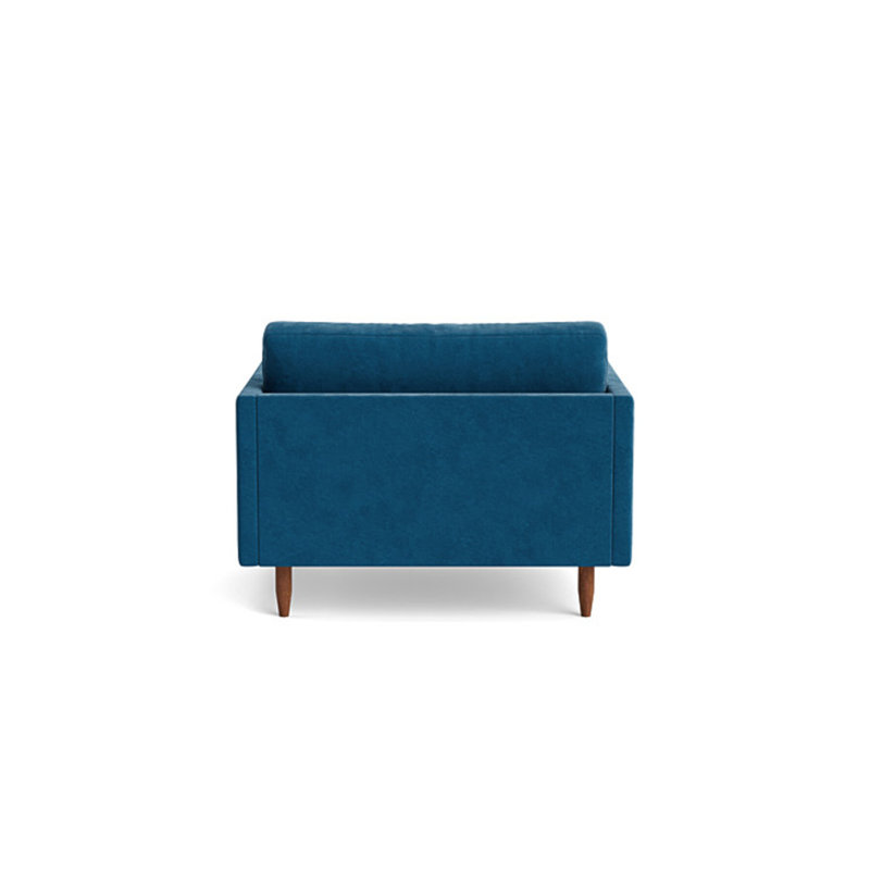 Skinny Fat Chair, Performance Velvet - Denim