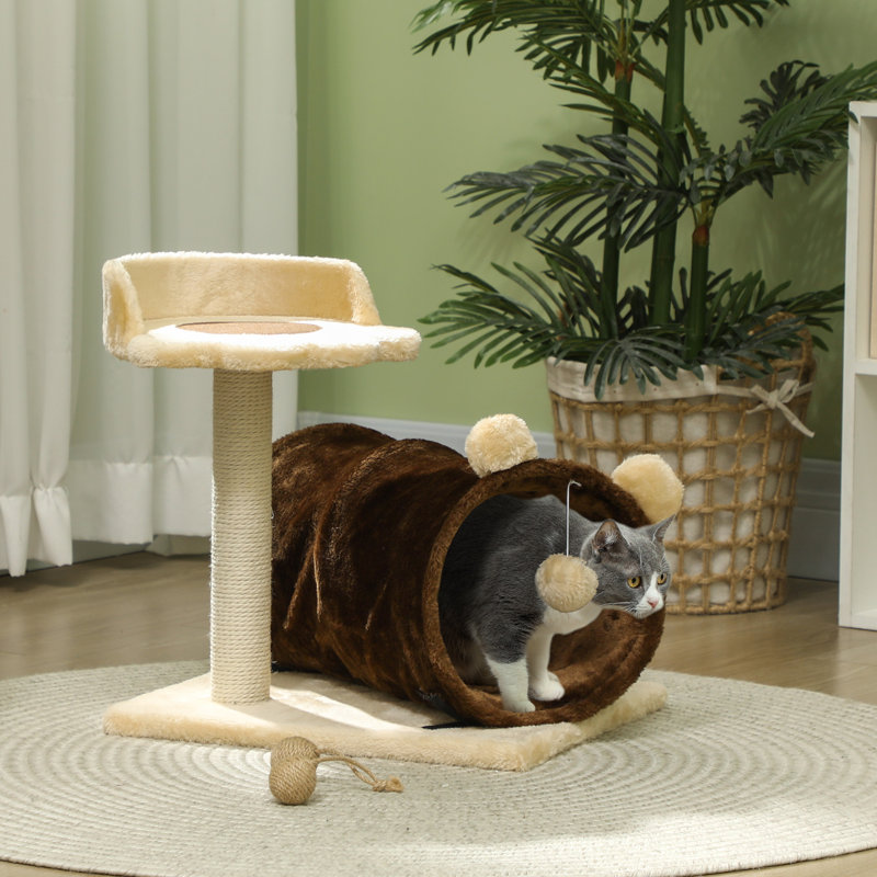 119.38cm H Cat Tree, Brown