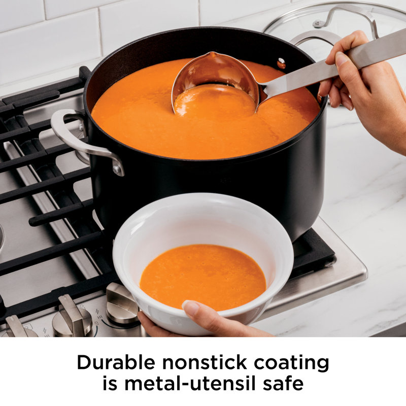 Ninja Foodi Neverstick 6 1/2-Quart Stock Pot With Glass Lid & Reviews ...