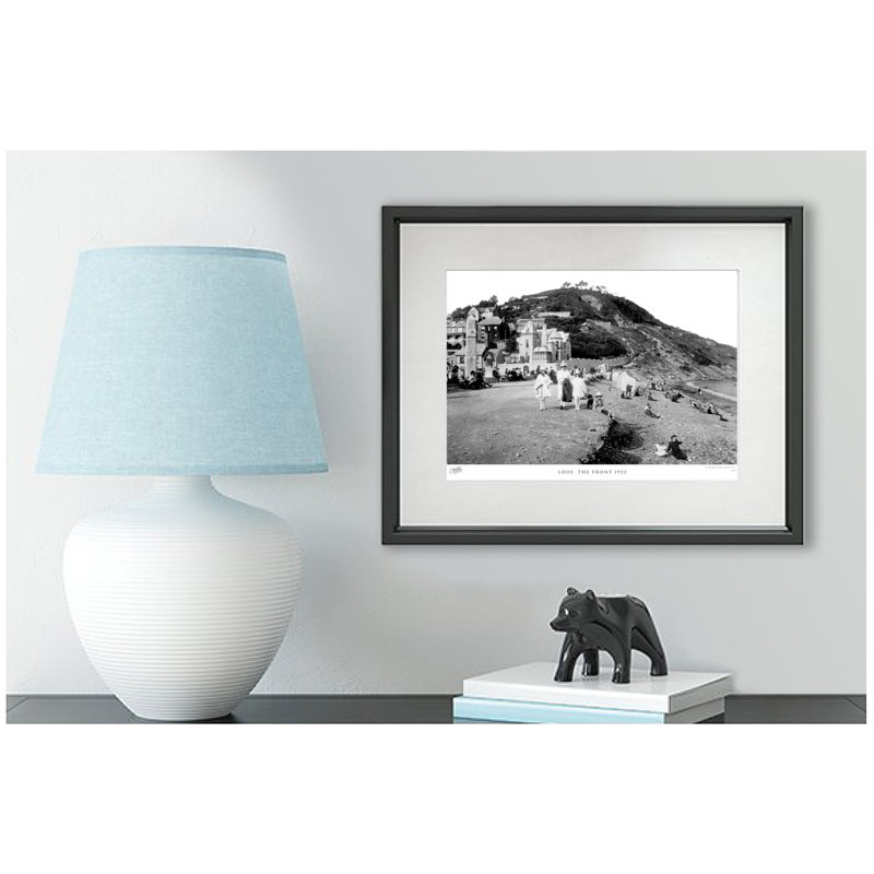Looe, The Front 1922 - Single Picture Frame Print, 28cm H x 36cm W x 2.3cm D