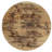18" X 18" Black And Brown Wood Hanging Wall Decor