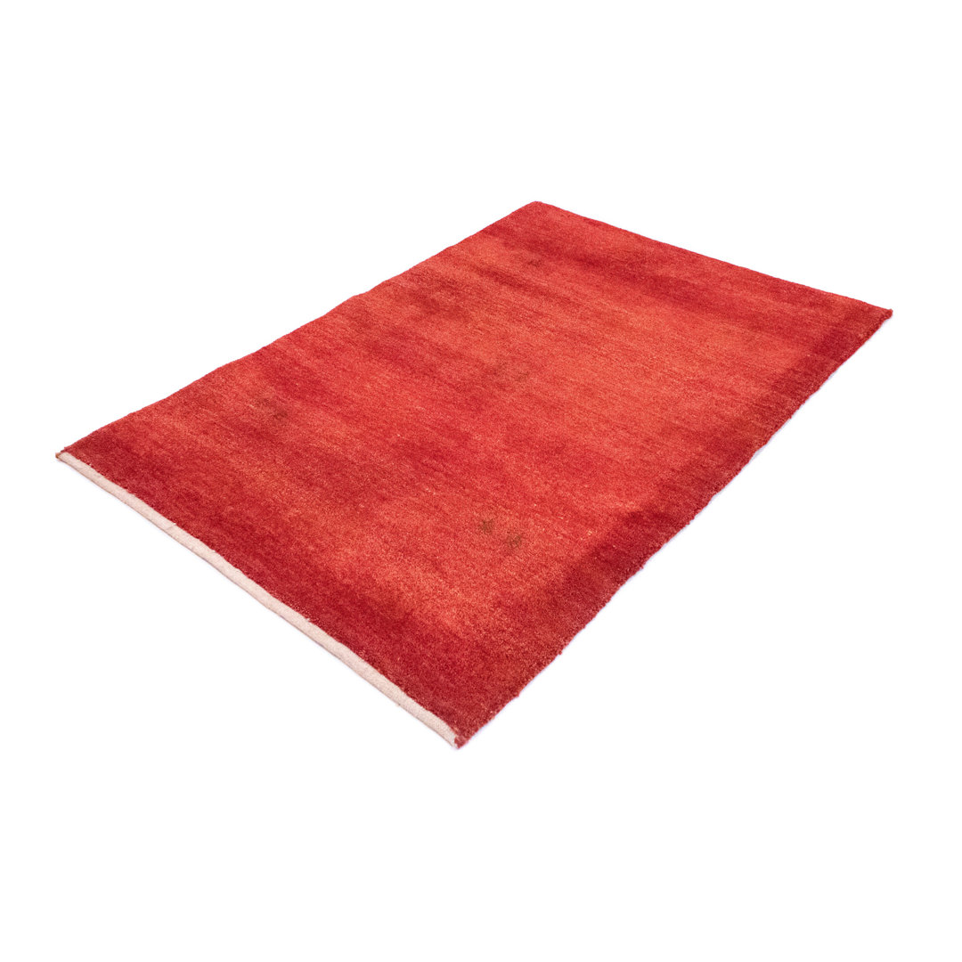 Huma Handmade Sheepskin Wool Red Indoor/Outdoor Rug