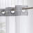Clairece Geometric Tassels Shower Curtain with Snap-in Liner, No Hooks Required-1299204661