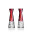 Lismore Red 8-in Round Candlestick