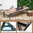 Arinn Outdoor Metal Chaise Lounge-841478191