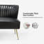 Causeuse moderne en similicuir sans accoudoirs Leona-1624575733