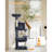 45.7" Multi-Level Indoor Cat Climbing Tree-443585555