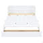 Grand lit escamotable avec port USB et grand tiroir