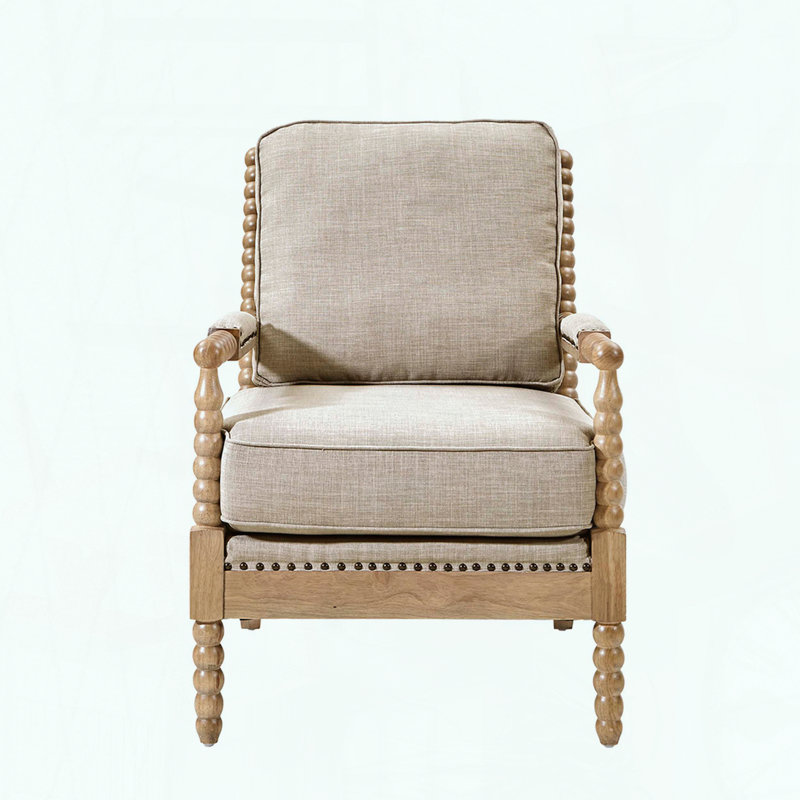 Fauteuil décoratif, Gris clair