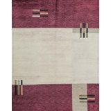 Hand-Knotted High-Quality Red Area Rug
