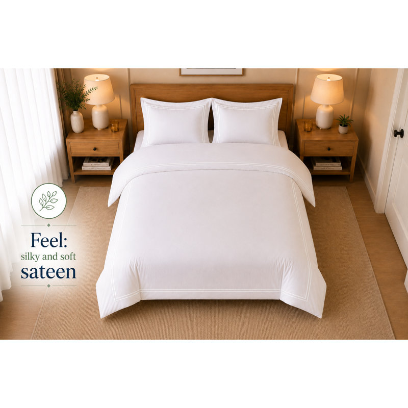 Bedding, King Size Bed (230 x 220 cm), White