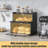 Double Layer Bamboo Bread Box for Kitchen Counter-390770995